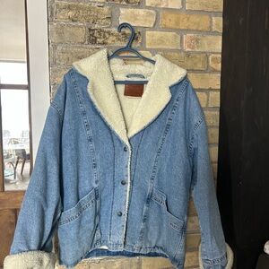 Levi's Light Blue Denim Sherpa-Lined Women's Jacket